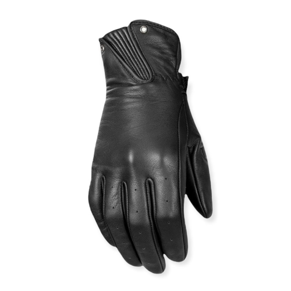 Elegant Black Leather Gloves